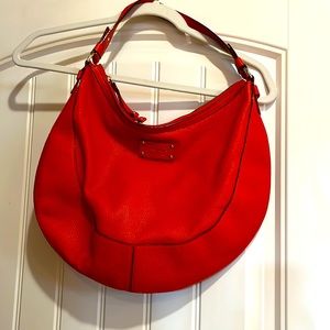 Kate spade orange hobo shoulder bag